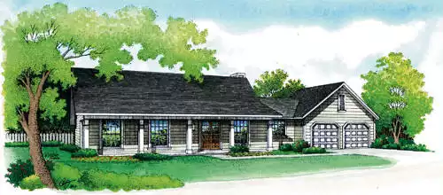 image of southern house plan 3552