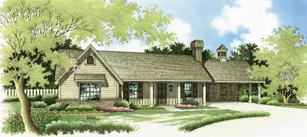 image of southern house plan 3554
