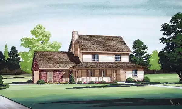 image of southern house plan 7320