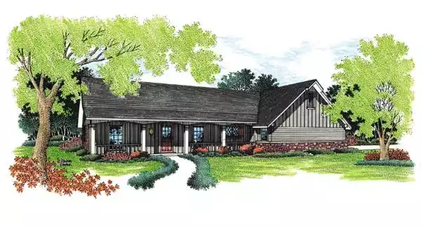 image of southern house plan 3556