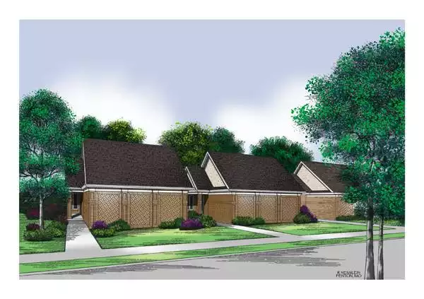 image of modern house plan 6852