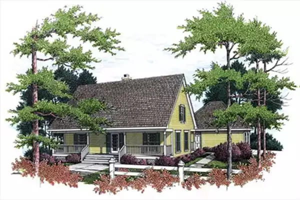 image of southern house plan 3558