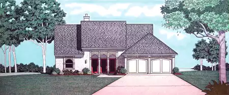 image of southern house plan 7325