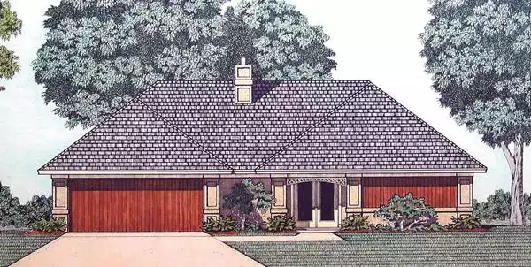 image of modern house plan 7326