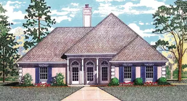image of southern house plan 7327