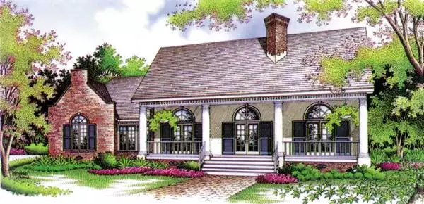 image of southern house plan 3562