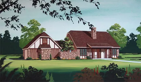 image of southern house plan 8326