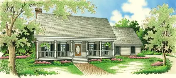 image of cape cod house plan 3564