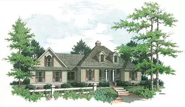image of ranch house plan 3568