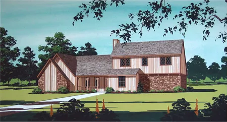 image of southern house plan 8332
