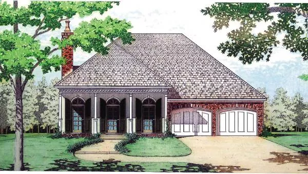 image of southern house plan 8626