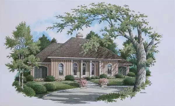 image of southern house plan 6858