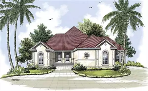 image of beach house plan 3590