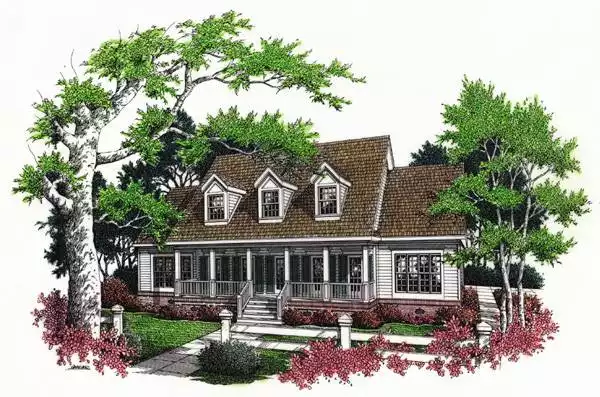 image of cape cod house plan 4411