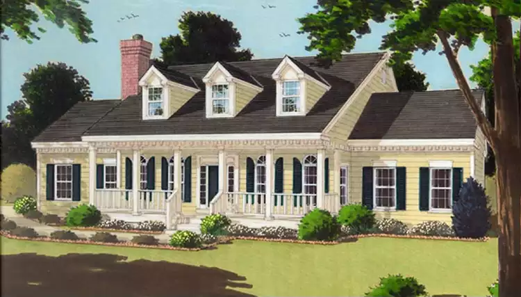 image of southern house plan 7645