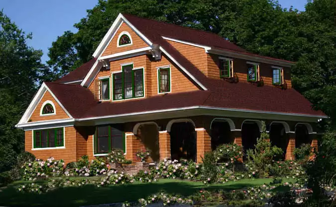 image of bungalow house plan 1044
