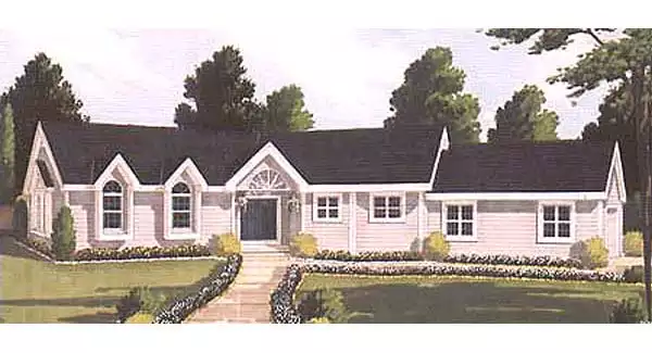 image of farmhouse plan 5640