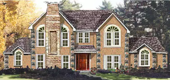 image of european house plan 5642