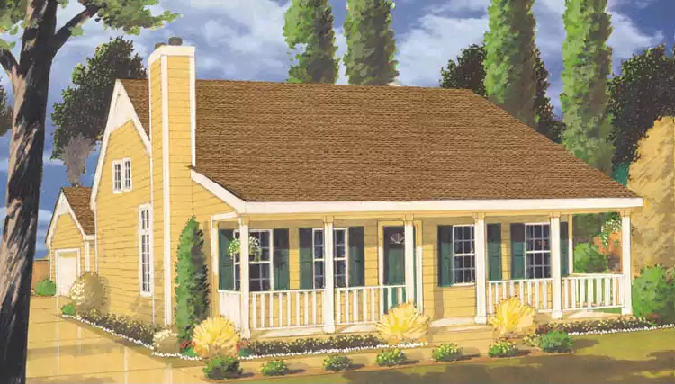 image of southern house plan 7134
