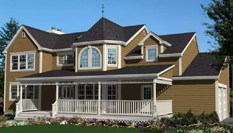 image of victorian house plan 7041