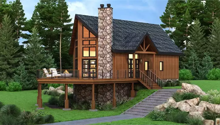 image of lake house plan 5631