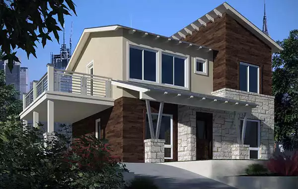 image of contemporary house plan 3082