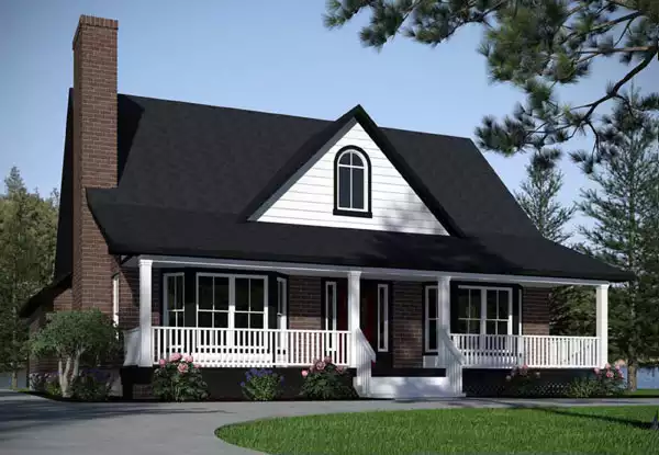 image of ranch house plan 3089