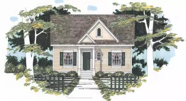 image of farmhouse plan 5565
