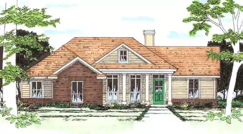 image of southern house plan 5379