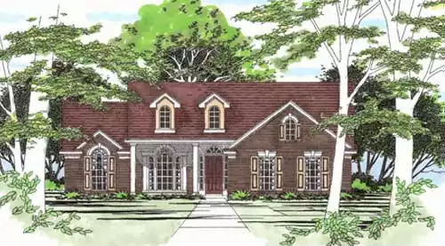 image of southern house plan 2879