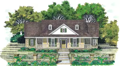 image of southern house plan 2885