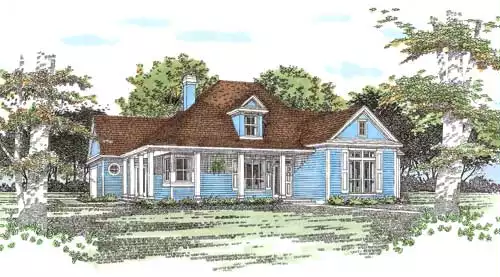 image of farmhouse plan 5390