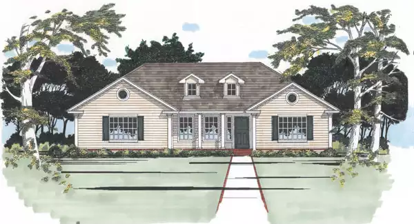image of southern house plan 5395