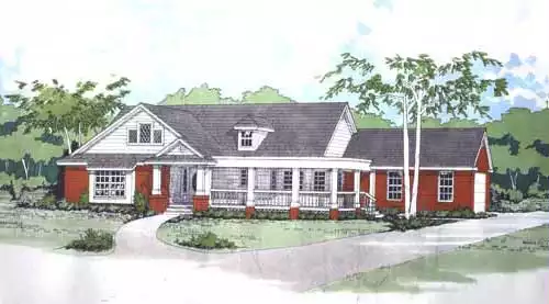 image of southern house plan 2894