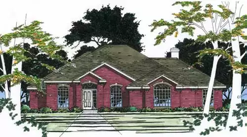 image of contemporary house plan 2917