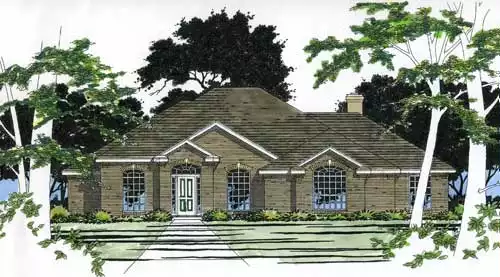 image of contemporary house plan 2919