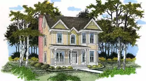 image of victorian house plan 3747