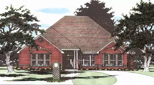 image of contemporary house plan 2945
