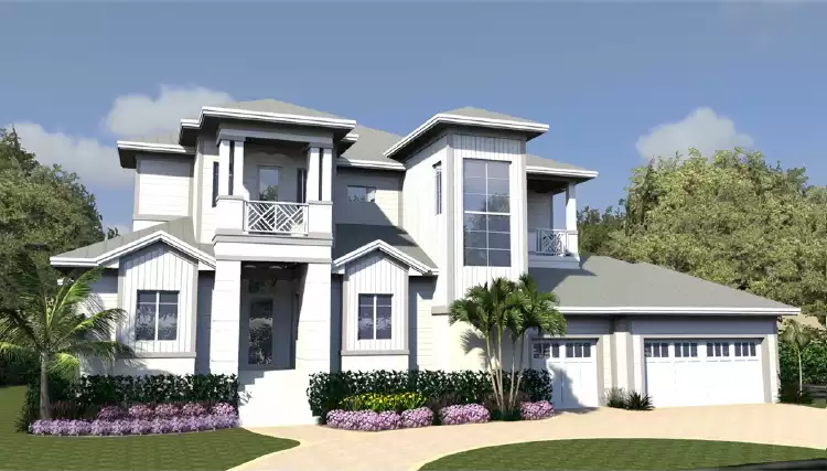 image of beach house plan 7280