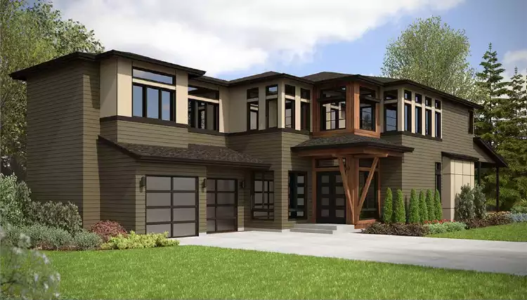image of contemporary house plan 1379