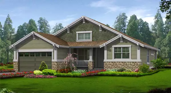 image of ranch house plan 3240