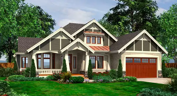 image of ranch house plan 3244