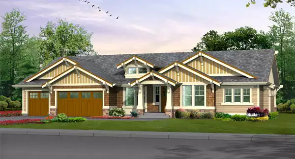 image of ranch house plan 3246