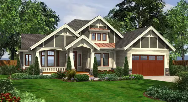 image of ranch house plan 3247
