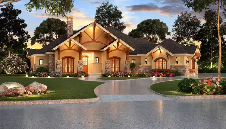 image of ranch house plan 4846