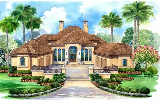 image of luxury house plan 4697