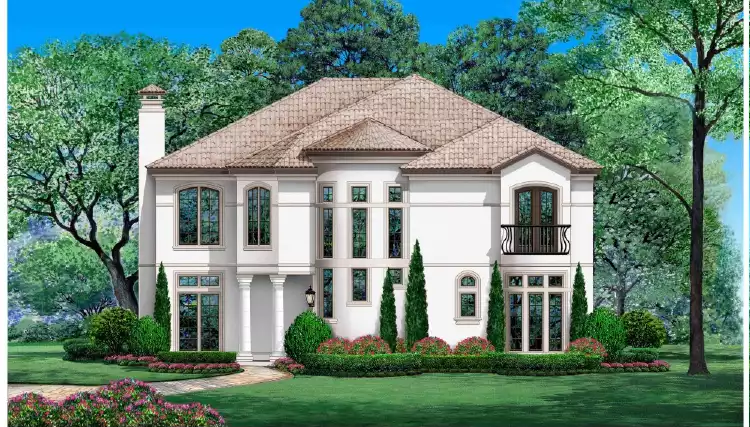 image of luxury house plan 1383
