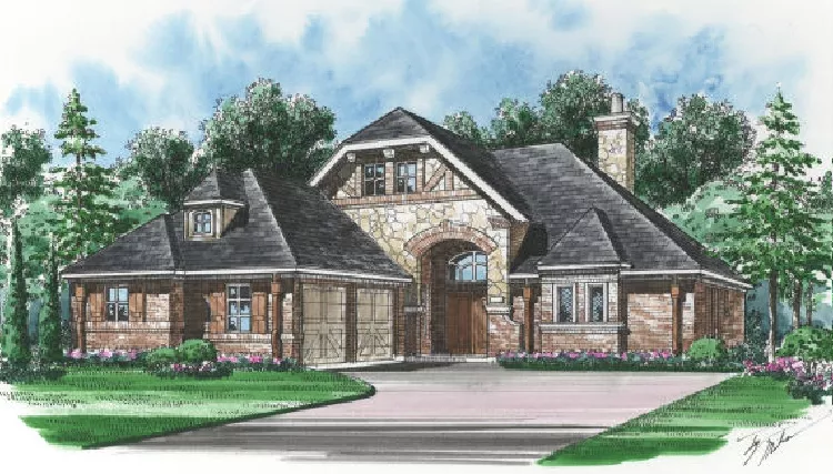 image of southern house plan 9053