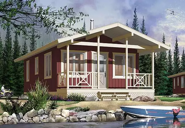 image of beach house plan 1493