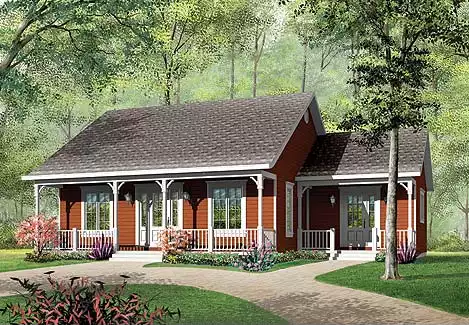 image of bungalow house plan 3189